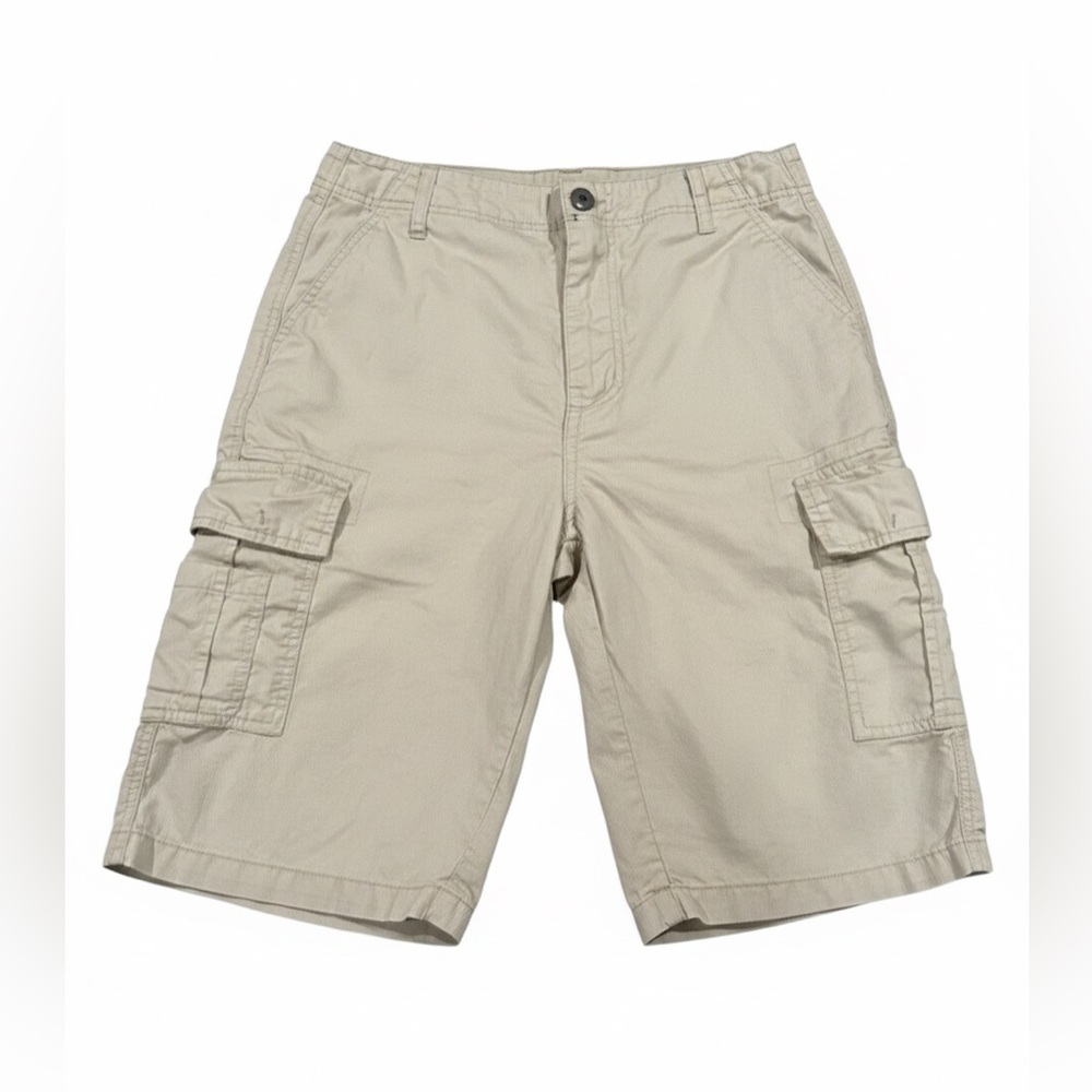 Vintage Genes 1891 Men's Cargo Shorts Size 30 Khaki Tan 100% Cotton Gorpcore